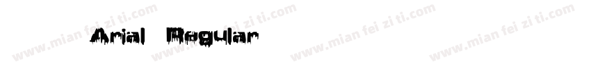 英文字体Arial Regular字体转换